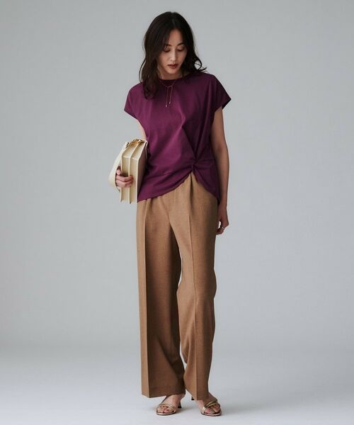 UNTITLED / アンタイトル カットソー | 【初秋/大人カジュアル/Tシャツ】ツイストプルオーバー | 詳細12