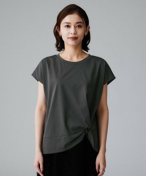 UNTITLED / アンタイトル カットソー | 【初秋/大人カジュアル/Tシャツ】ツイストプルオーバー | 詳細14