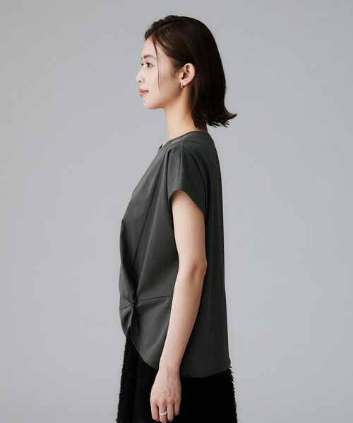 UNTITLED / アンタイトル カットソー | 【初秋/大人カジュアル/Tシャツ】ツイストプルオーバー | 詳細15