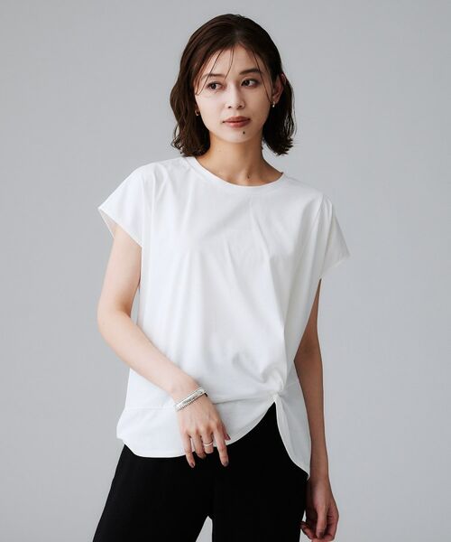 UNTITLED / アンタイトル カットソー | 【初秋/大人カジュアル/Tシャツ】ツイストプルオーバー | 詳細2