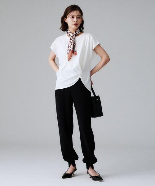 UNTITLED / アンタイトル カットソー | 【初秋/大人カジュアル/Tシャツ】ツイストプルオーバー | 詳細4