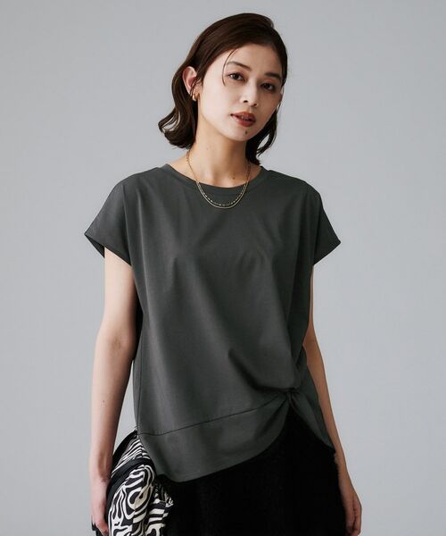 UNTITLED / アンタイトル カットソー | 【初秋/大人カジュアル/Tシャツ】ツイストプルオーバー | 詳細6