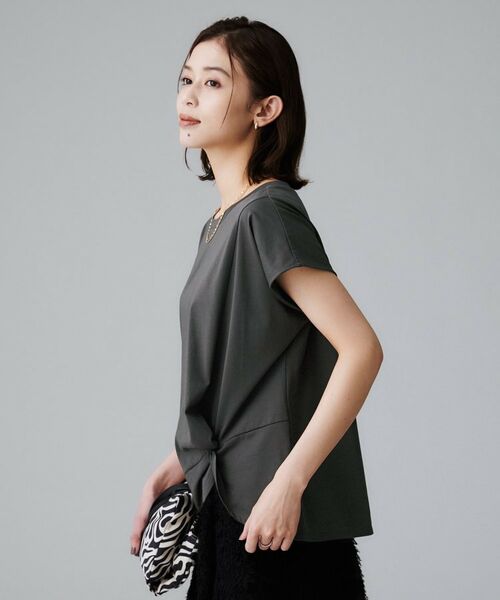 UNTITLED / アンタイトル カットソー | 【初秋/大人カジュアル/Tシャツ】ツイストプルオーバー | 詳細7