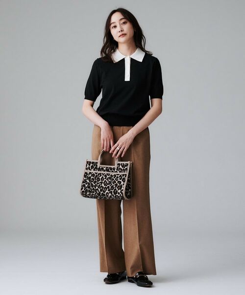 UNTITLED / アンタイトル ニット・セーター | 【秋のトレンド/きれいめ】5分袖ポロニット | 詳細12