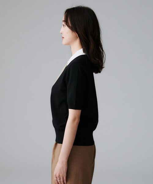 UNTITLED / アンタイトル ニット・セーター | 【秋のトレンド/きれいめ】5分袖ポロニット | 詳細15