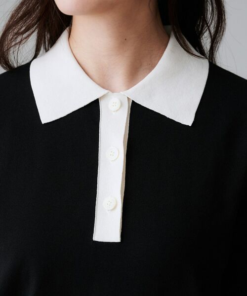 UNTITLED / アンタイトル ニット・セーター | 【秋のトレンド/きれいめ】5分袖ポロニット | 詳細17