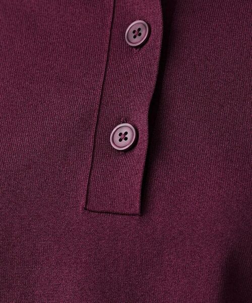 UNTITLED / アンタイトル ニット・セーター | 【秋のトレンド/きれいめ】5分袖ポロニット | 詳細5
