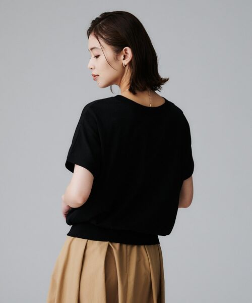 UNTITLED / アンタイトル ニット・セーター | 【初秋のきれいめトップス/前後2WAY】ネックプルオーバーニット | 詳細10