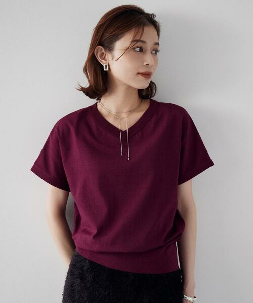 UNTITLED / アンタイトル ニット・セーター | 【初秋のきれいめトップス/前後2WAY】ネックプルオーバーニット | 詳細15