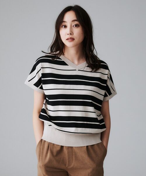 UNTITLED / アンタイトル ニット・セーター | 【初秋のきれいめトップス/前後2WAY】ネックプルオーバーニット | 詳細26