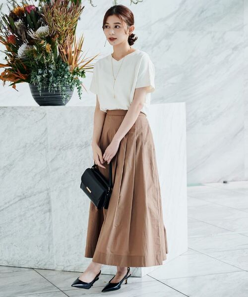 UNTITLED / アンタイトル ニット・セーター | 【初秋のきれいめトップス/前後2WAY】ネックプルオーバーニット | 詳細4