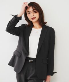 【未使用・タグ付き】UNTITLED リネン調 テーラードジャケット Mサイズ 未使用 タグ付き UNTITLED アンタイトル テーラード ジャケット
