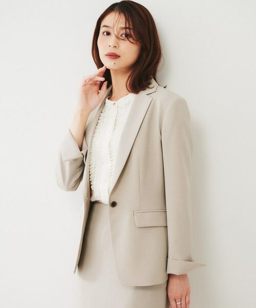 UNTITLED / アンタイトル テーラードジャケット | 【通勤スーツ】ライトウェイト テーラードジャケット | 詳細14