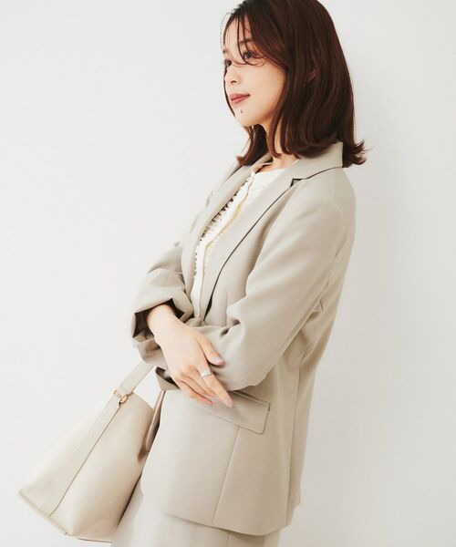 UNTITLED / アンタイトル テーラードジャケット | 【通勤スーツ】ライトウェイト テーラードジャケット | 詳細15