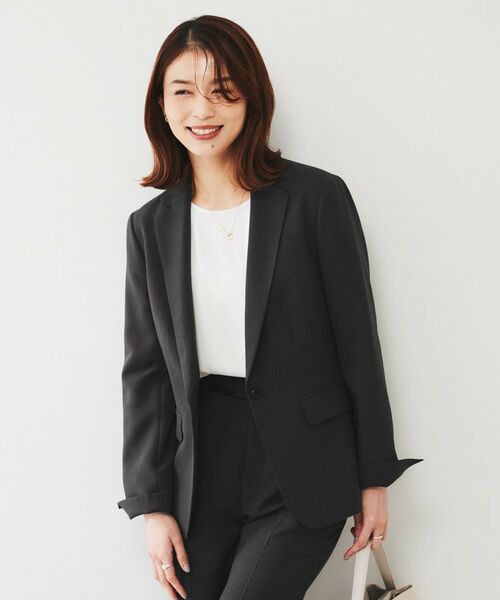 UNTITLED / アンタイトル テーラードジャケット | 【通勤スーツ】ライトウェイト テーラードジャケット | 詳細2