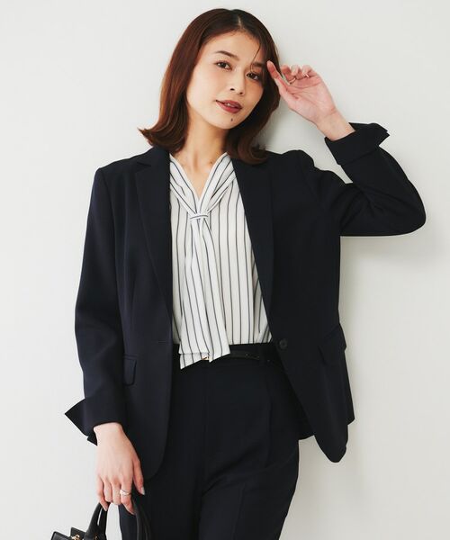 UNTITLED / アンタイトル テーラードジャケット | 【通勤スーツ】ライトウェイト テーラードジャケット | 詳細20
