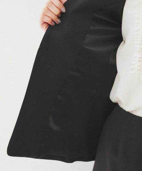 UNTITLED / アンタイトル ノーカラージャケット | 【通勤スーツ】ライトウェイト カラーレスジャケット | 詳細6