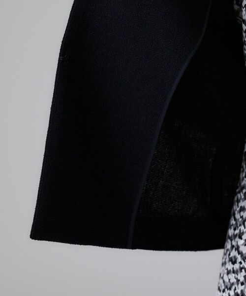 UNTITLED / アンタイトル ノーカラージャケット | 【短丈/日本製】カラミ風メッシュ ノーカラージャケット | 詳細10