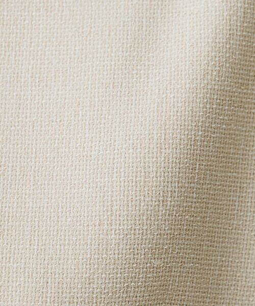 UNTITLED / アンタイトル ノーカラージャケット | 【短丈/日本製】カラミ風メッシュ ノーカラージャケット | 詳細6