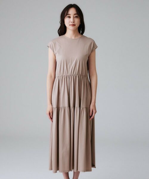 UNTITLED / アンタイトル ロング・マキシ丈ワンピース | 【ティアード/洗える】コットンロングワンピース | 詳細14