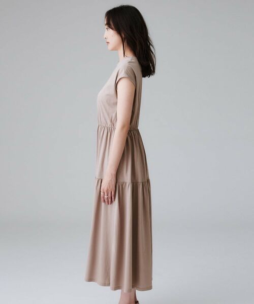 UNTITLED / アンタイトル ロング・マキシ丈ワンピース | 【ティアード/洗える】コットンロングワンピース | 詳細15