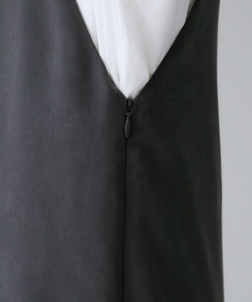 UNTITLED / アンタイトル ワンピース | 【洗える/肩紐調節可能】パウダーキャミワンピース | 詳細15