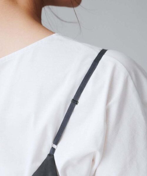 UNTITLED / アンタイトル ワンピース | 【洗える/肩紐調節可能】パウダーキャミワンピース | 詳細16