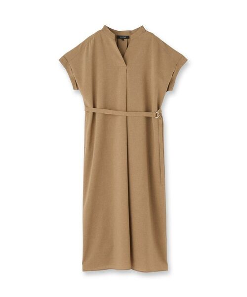 UNTITLED / アンタイトル ミニ丈・ひざ丈ワンピース | 【オンオフ両用/はっ水】リラククールワンピース | 詳細1