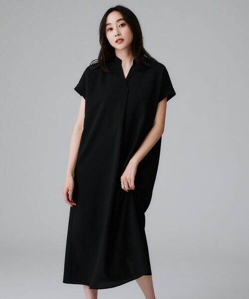 UNTITLED / アンタイトル ミニ丈・ひざ丈ワンピース | 【オンオフ両用/はっ水】リラククールワンピース | 詳細10