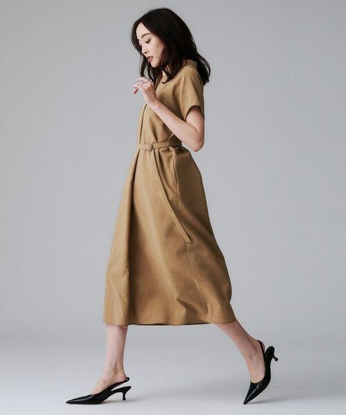 UNTITLED / アンタイトル ミニ丈・ひざ丈ワンピース | 【オンオフ両用/はっ水】リラククールワンピース | 詳細17