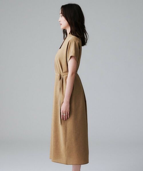 UNTITLED / アンタイトル ミニ丈・ひざ丈ワンピース | 【オンオフ両用/はっ水】リラククールワンピース | 詳細21