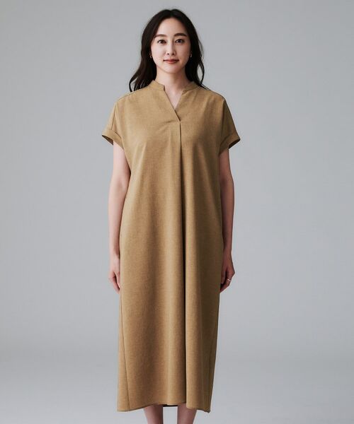 UNTITLED / アンタイトル ミニ丈・ひざ丈ワンピース | 【オンオフ両用/はっ水】リラククールワンピース | 詳細23