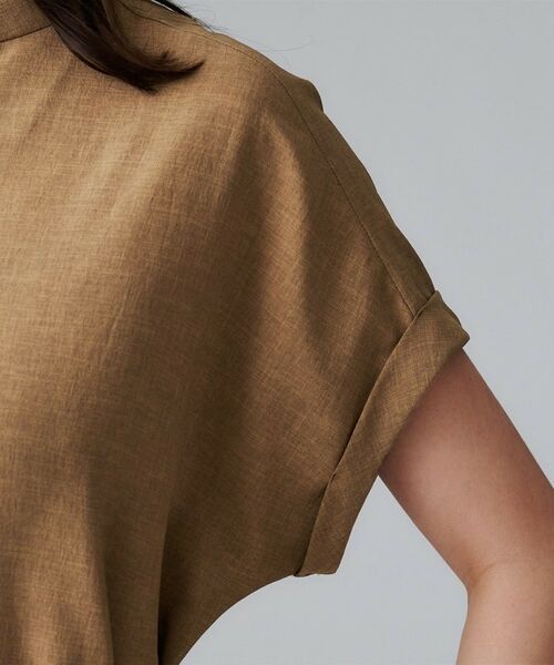 UNTITLED / アンタイトル ミニ丈・ひざ丈ワンピース | 【オンオフ両用/はっ水】リラククールワンピース | 詳細25