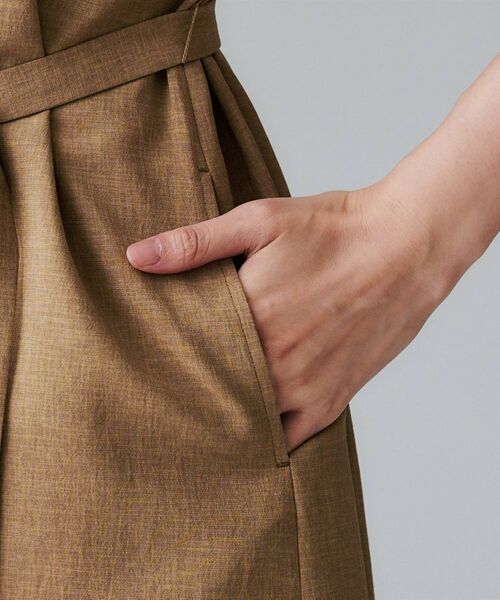 UNTITLED / アンタイトル ミニ丈・ひざ丈ワンピース | 【オンオフ両用/はっ水】リラククールワンピース | 詳細27