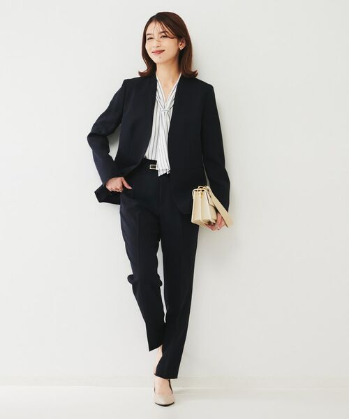 UNTITLED / アンタイトル パンツ | 【通勤スーツ】ライトウェイト テーパードパンツ | 詳細20