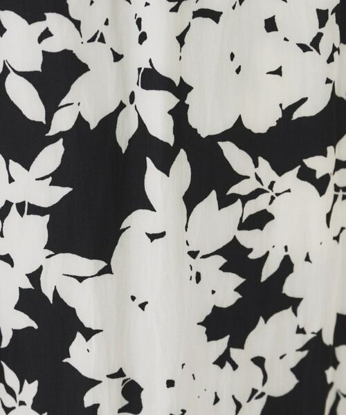 UNTITLED / アンタイトル パンツ | 【ウエストゴム/ワイド/柄】モノトーンフラワーパンツ | 詳細9