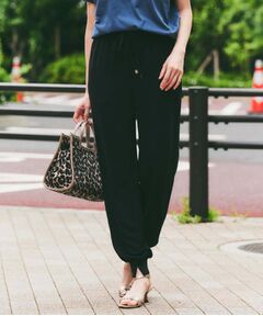 UNTITLED / アンタイトル パンツ | 【吸水速乾/ウエストゴム】バックサテン ジョグパンツ