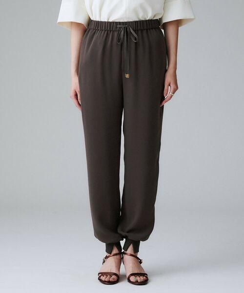 UNTITLED / アンタイトル パンツ | 【吸水速乾/ウエストゴム】バックサテン ジョグパンツ | 詳細13