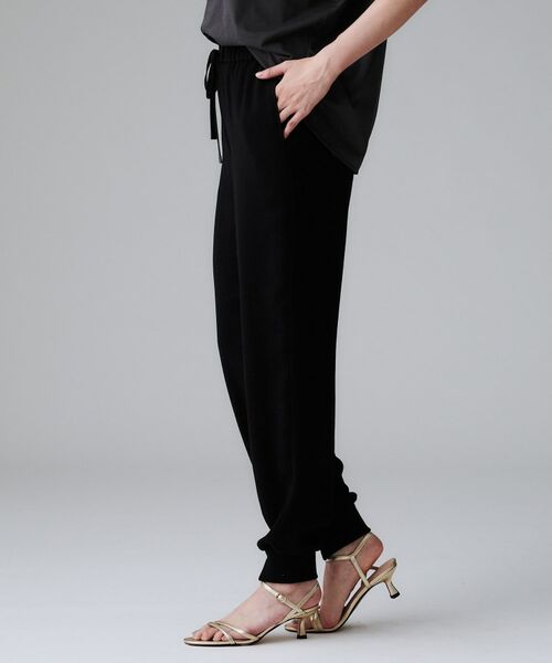 UNTITLED / アンタイトル パンツ | 【吸水速乾/ウエストゴム】バックサテン ジョグパンツ | 詳細4