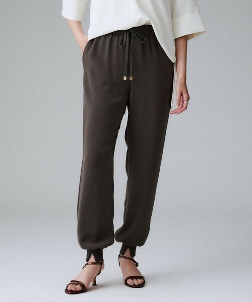 UNTITLED / アンタイトル パンツ | 【吸水速乾/ウエストゴム】バックサテン ジョグパンツ | 詳細9