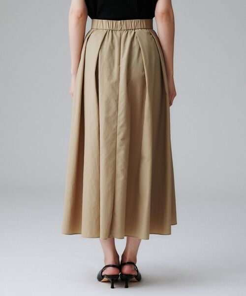 UNTITLED / アンタイトル ロング・マキシ丈スカート | 【はっ水/ナイロン/後ろウエストゴム】タスランフレアスカート | 詳細12