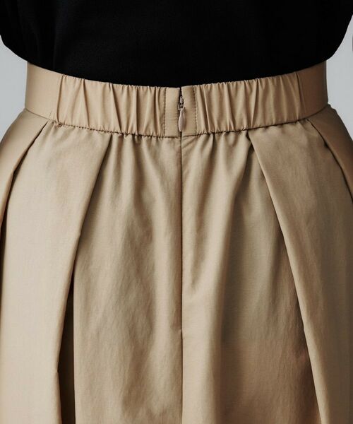 UNTITLED / アンタイトル ロング・マキシ丈スカート | 【はっ水/ナイロン/後ろウエストゴム】タスランフレアスカート | 詳細14