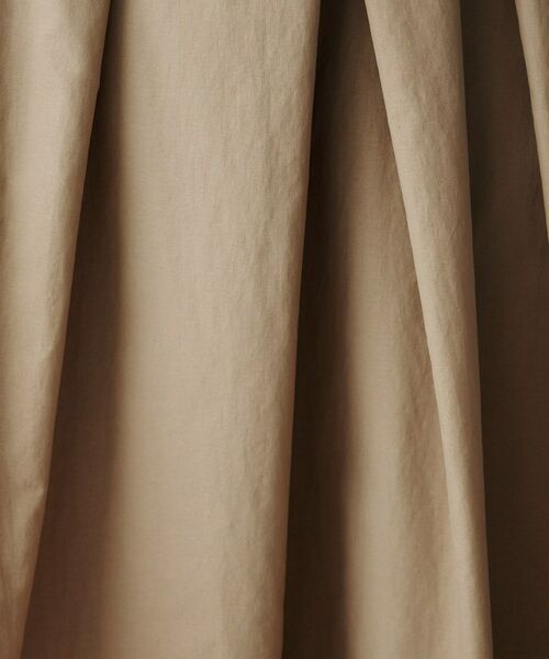 UNTITLED / アンタイトル ロング・マキシ丈スカート | 【はっ水/ナイロン/後ろウエストゴム】タスランフレアスカート | 詳細9