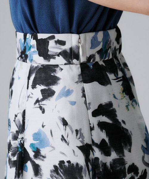 UNTITLED / アンタイトル ロング・マキシ丈スカート | 【シアー/後ろウエストゴム/花柄】ペイントフラワースカート | 詳細14