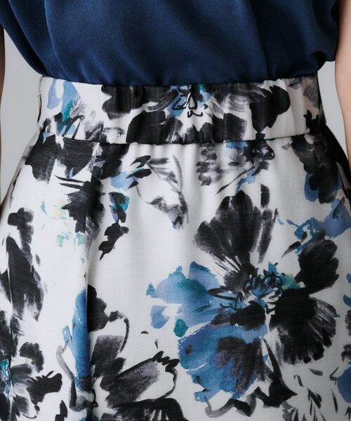 UNTITLED / アンタイトル ロング・マキシ丈スカート | 【シアー/後ろウエストゴム/花柄】ペイントフラワースカート | 詳細15