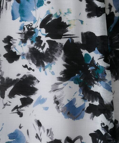 UNTITLED / アンタイトル ロング・マキシ丈スカート | 【シアー/後ろウエストゴム/花柄】ペイントフラワースカート | 詳細9