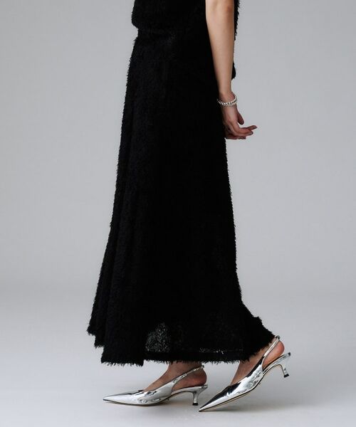 UNTITLED / アンタイトル ロング・マキシ丈スカート | 【セットアップ可/後ろウエストゴム】フェザーマーメイドスカート | 詳細8