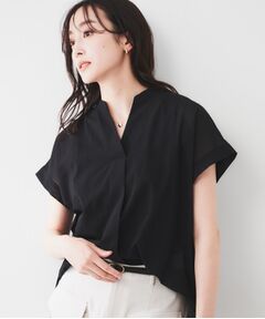 UNTITLED / アンタイトル シャツ・ブラウス | 【洗える/スキッパー】フレンチスリーブシアーブラウス