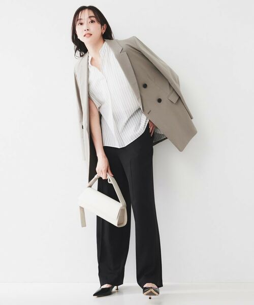 UNTITLED / アンタイトル シャツ・ブラウス | 【洗える/スキッパー】フレンチスリーブシアーブラウス | 詳細12