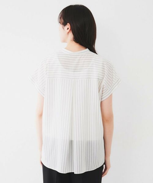 UNTITLED / アンタイトル シャツ・ブラウス | 【洗える/スキッパー】フレンチスリーブシアーブラウス | 詳細20